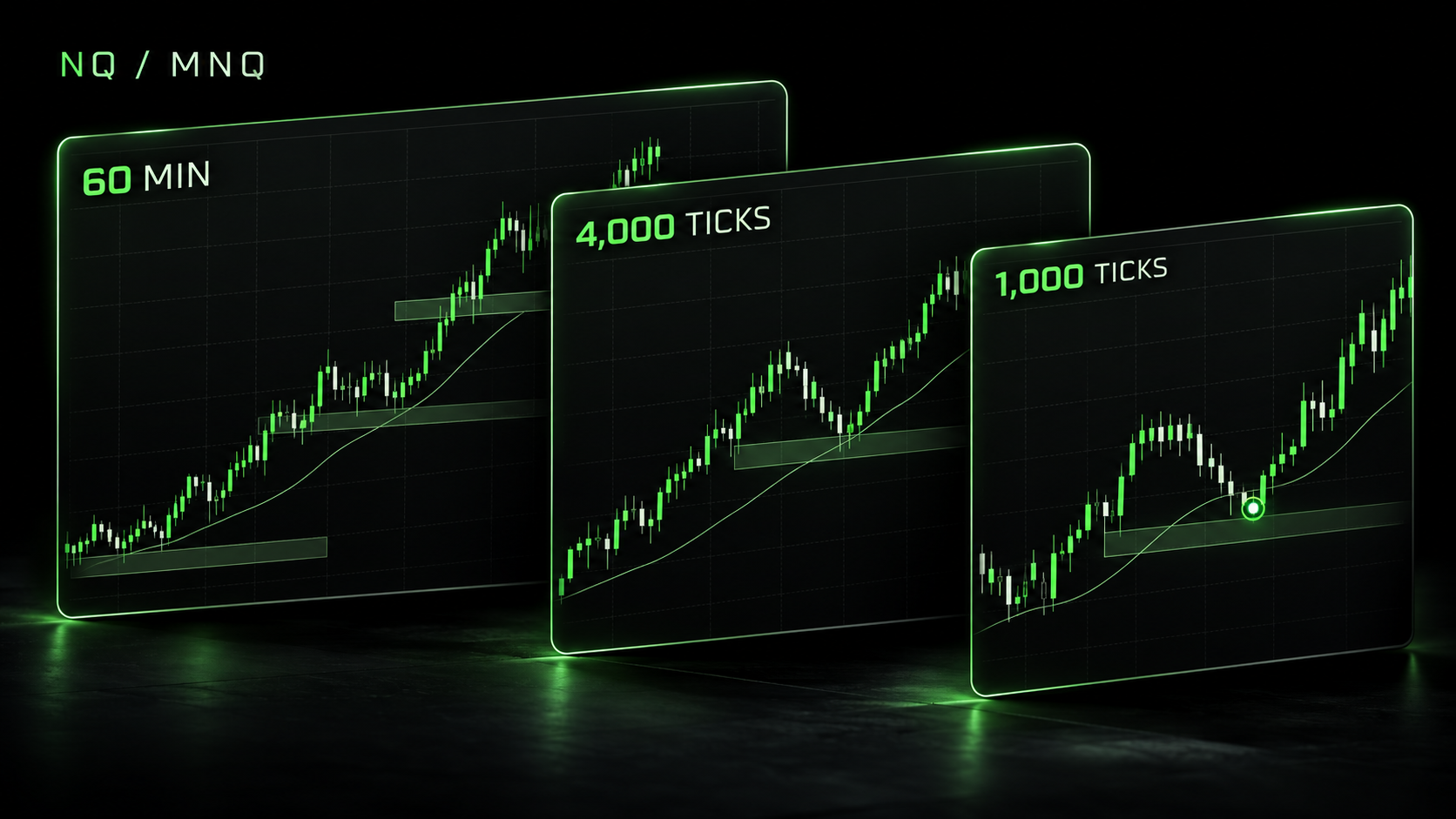 Trading desk with a notebook for planning and reviewing trades